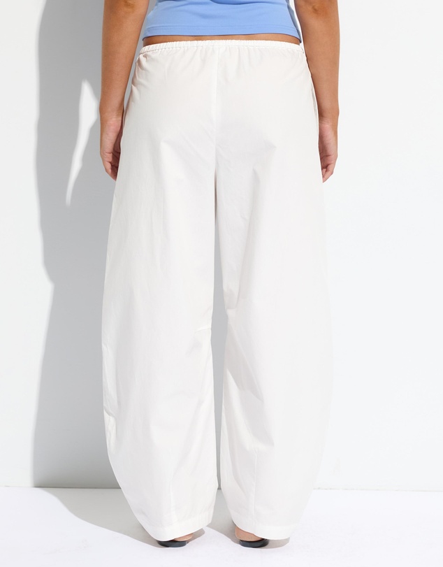 Dazie - Raina Cotton Poplin Relaxed Barrel Leg Pants