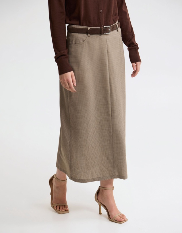 Oxford - Harper Pure Wool Column Skirt