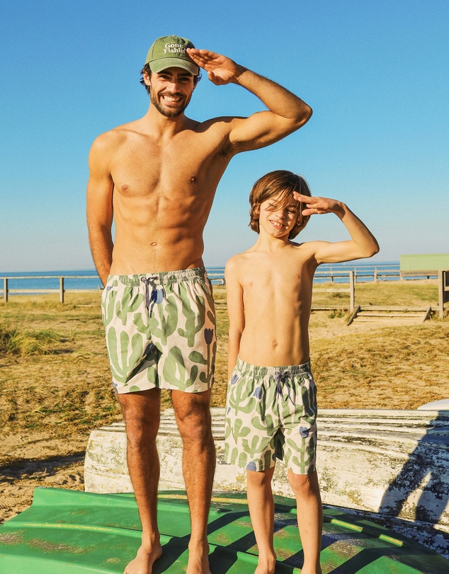 Skwosh - Pablo Prickles Kids Everyday Shorts in Stone