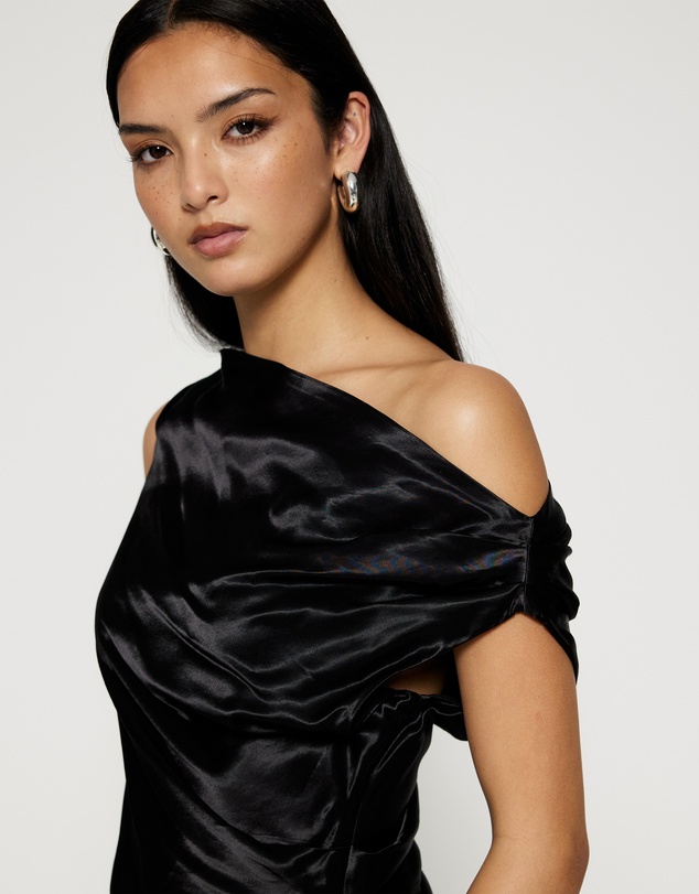 Lover - Ellen Draped Asymmetric Top
