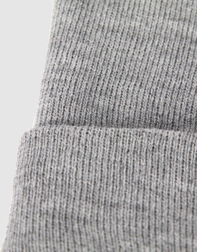 Max Alexander - European Made Grey Wool Beanie