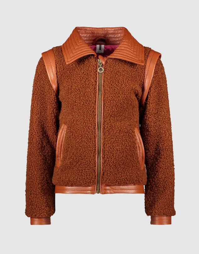 B.Nosy - Sherpa Zip Though Jacket - Kids-Teens