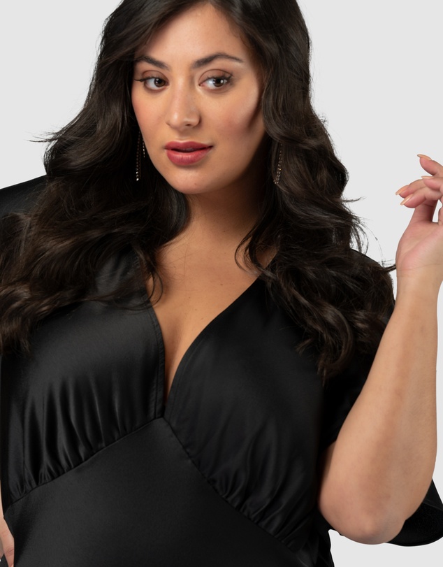 Pink Dusk by Curve Project - Wanting More Midi Dress