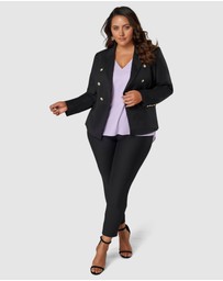 Something 4 Olivia - Madeleine Button Blazer