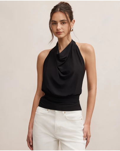 Forever New - Aspen Backless Halter Neck Top
