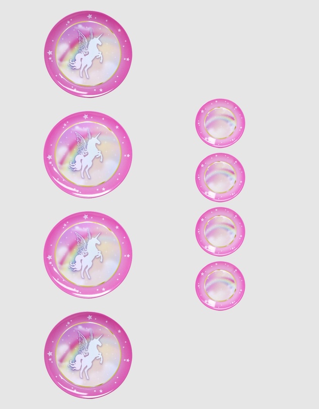 Pink Poppy - Unicorn Dreamer 15 Piece Tin Tea Set In Carry Case