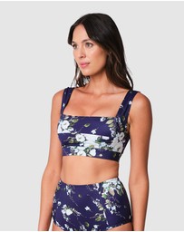 UNE PIECE - Classic Square Neck Bralette Bikini Top
