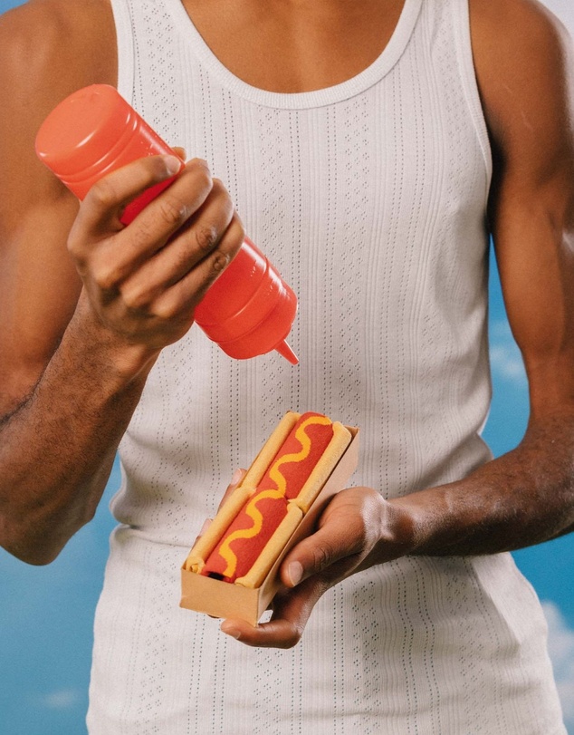 EAT MY SOCKS - Socks Hotdog