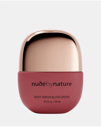 Nude by Nature - Dewy Serum Blush Drops 02 Warm Rose