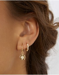 Arms Of Eve - Holi Gold Huggie Earrings