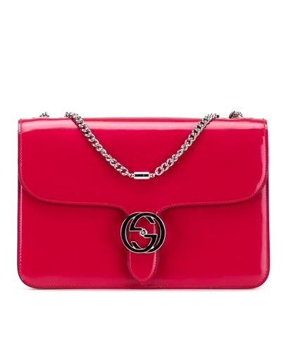 Pre-Loved by Azura Reborn - Pre-Loved Medium Patent Dollar Interlocking G Crossbody