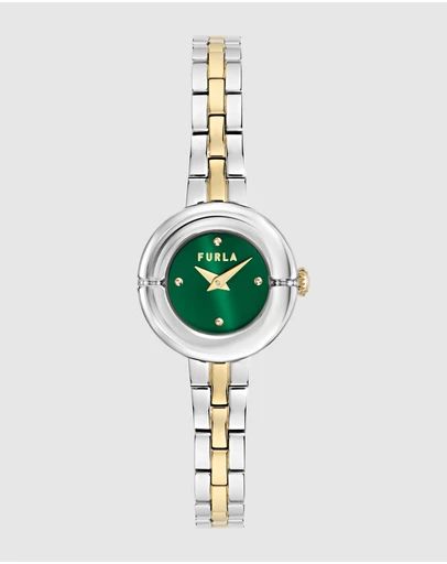 Furla - Furla Miasfera Iconic 24mm Two-Tone Stainless Steel Bracelet Watch