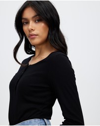 KAJA Clothing - Front Button Winter Gaia Top
