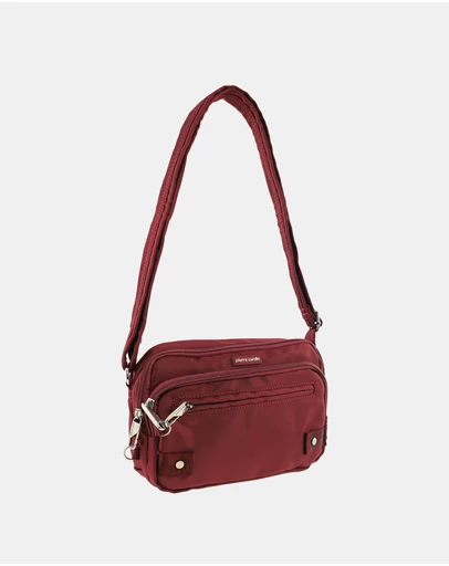 Pierre Cardin - Pierre Cardin Nylon Anti-Theft Cross Body Bag