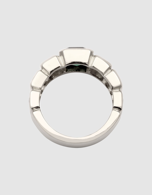 Elli Jewelry - Ring Quartz Rectangle 925 Sterling Silver