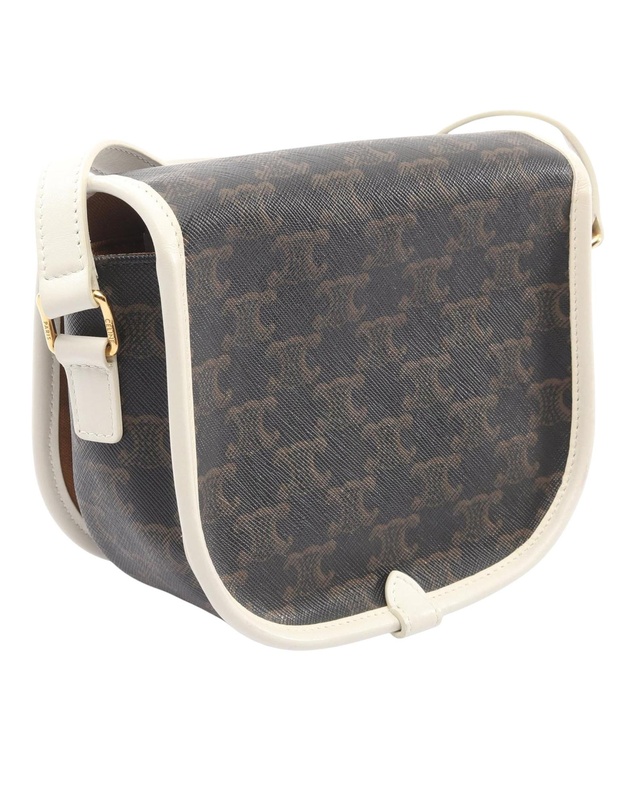 Pre-Loved by Azura Reborn - Pre-Loved Medium Triomphe Coated Canvas Folco Crossbody