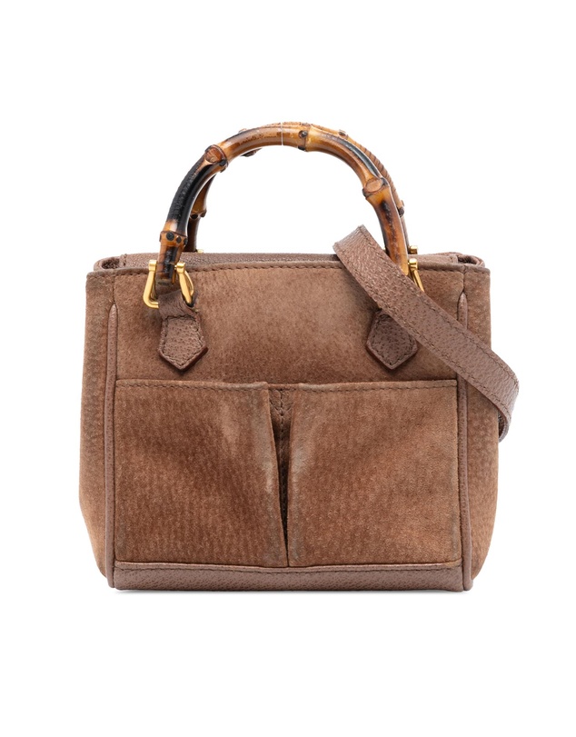 Pre-Loved by Azura Reborn - Pre-Loved Mini Suede Bamboo Satchel