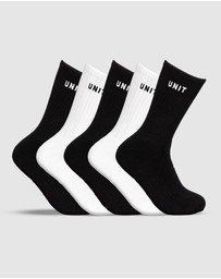 UNIT - UNIT Mens Storm Bamboo Socks - 5 Pack