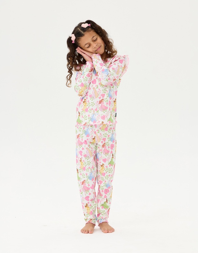 Rock Your Kid - Disney Princess Rib PJ Set - Kids-Teens