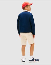 Tommy Hilfiger - Boys Essential Contrast Collar Zip-Thru Jacket - Teens