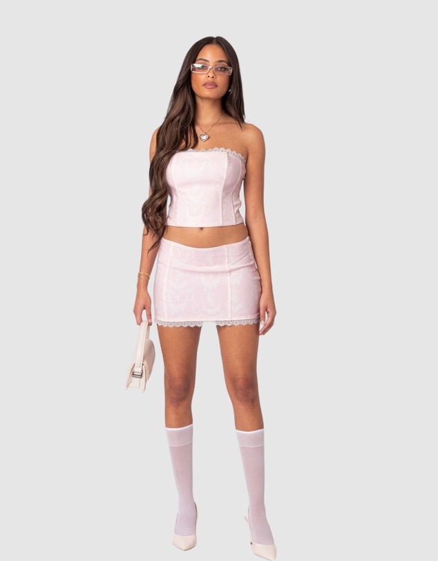 EDIKTED - Silvie Printed Mini Skirt