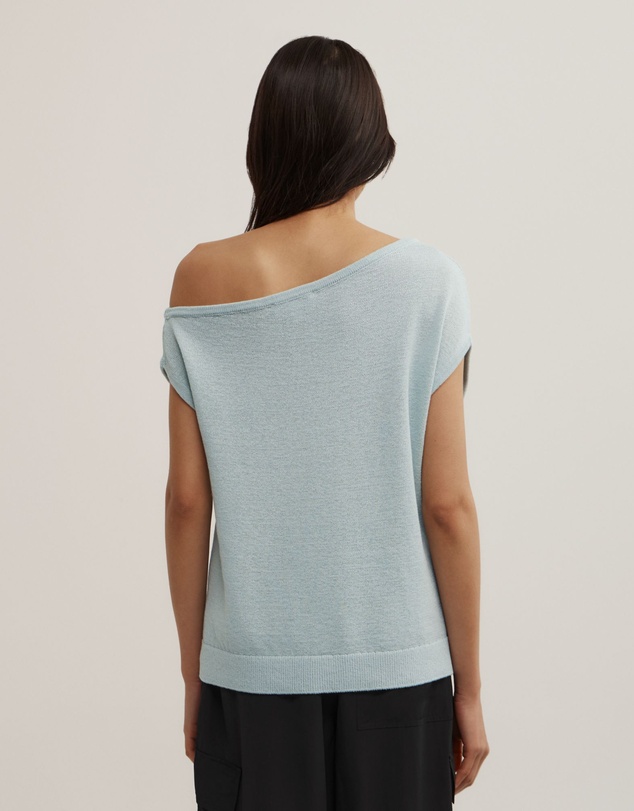 Witchery - Asymmetric Short Sleeve Slouch Knit