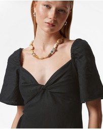 & Other Stories - Linen Midi Dress