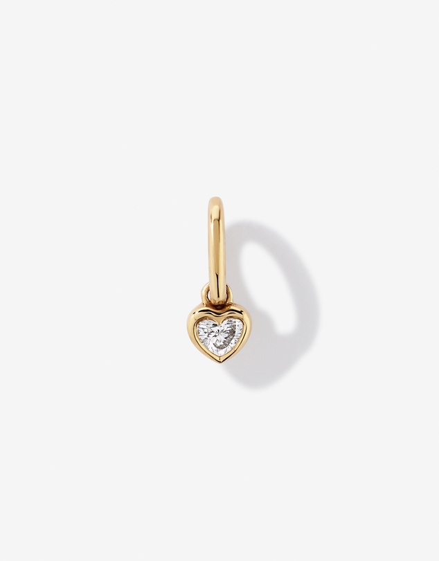 Michael Hill - 0.70 Carat TW Laboratory-Grown Diamond Heart Pendant in 10kt Yellow Gold