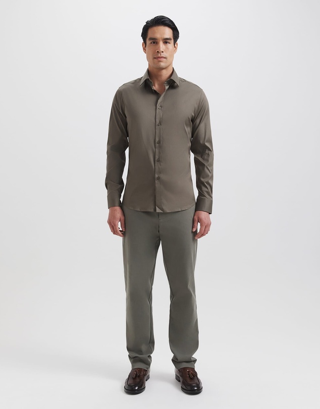 SABA - Stretch Poplin Slim Shirt