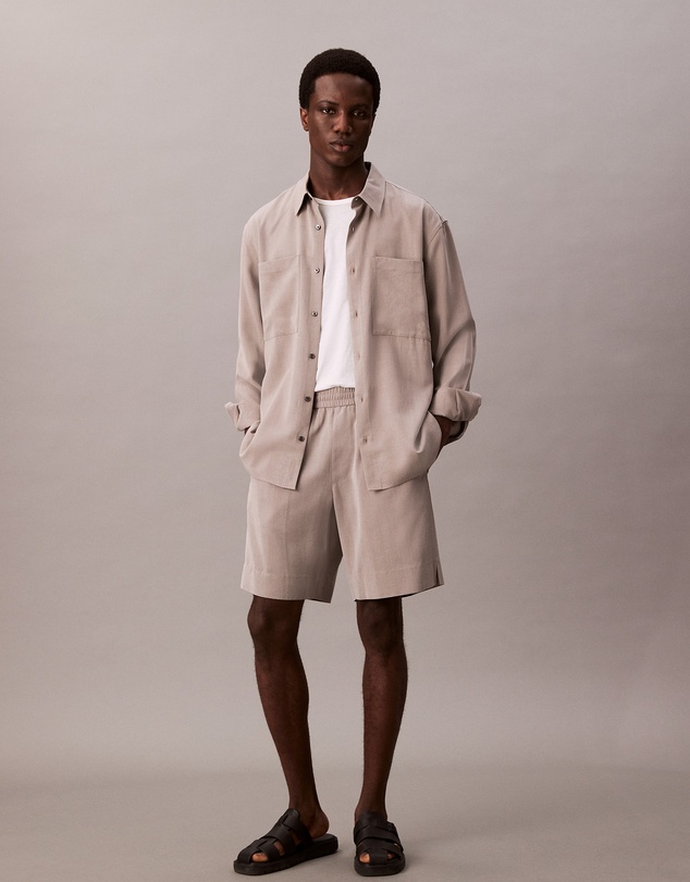 Calvin Klein - Lyocell Relaxed Button-Down Shirt