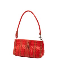 Pre-Loved by Azura Reborn - Pre-Loved Leather Intrecciato Stripe Shoulder Bag