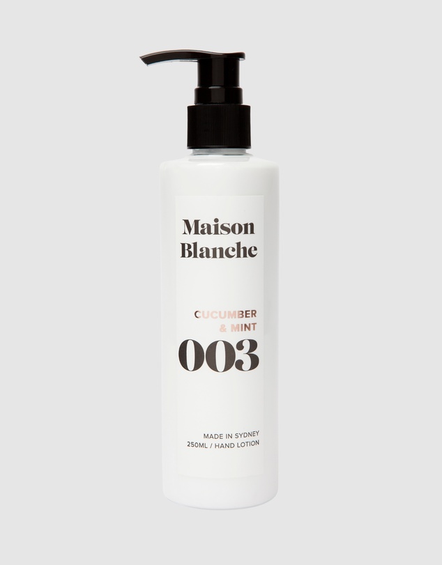 Maison Blanche - 003 Cucumber & Mint - Hand Lotion