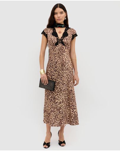 Mila Leopard Brown