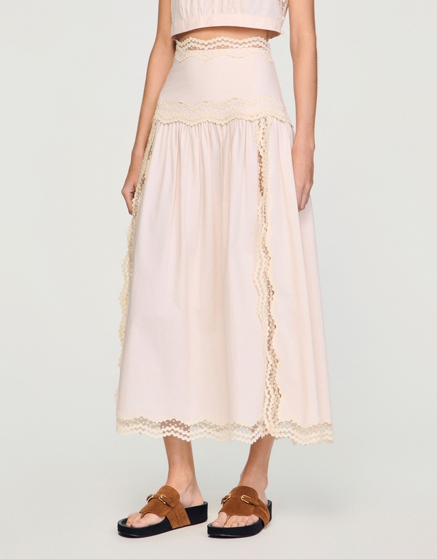 Sandro - Brune Asie Skirt