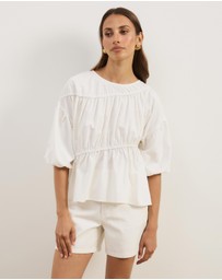 Atmos&Here - Cressida Smock Top