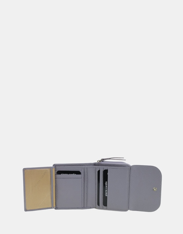 Pierre Cardin - Pierre Cardin Ladies Leather Tri-Fold Tab Wallet