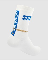 High Heel Jungle - Horoscope Gold Anklet and Sock Set -Aquarius