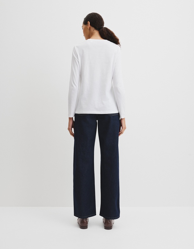 Country Road - Australian Good Earth Cotton Textured Slub T-shirt