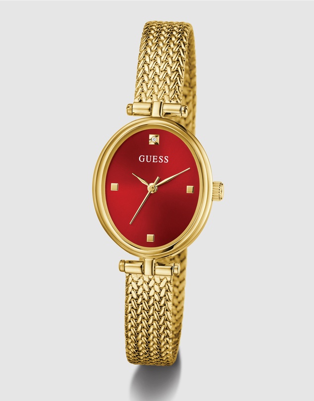 GUESS - Guess Ruby Ladies Gold Tone Analogue Watch