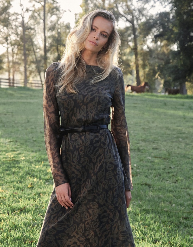 Forcast - Imogen Bias Tie Waist Dress