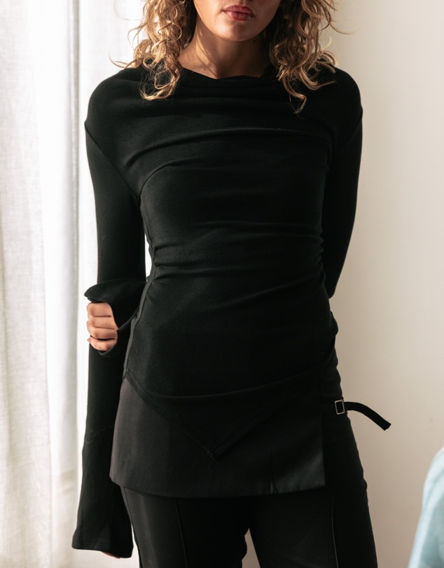 Style Addict - Asher Ruched Long Sleeve Top