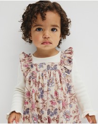Country Road - Organically Grown Cotton Ruffle Cord Overall