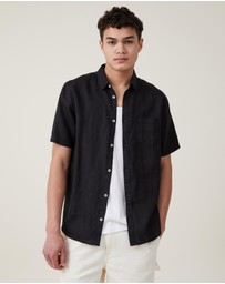 Cotton On - Linen Short Sleeve Shirt