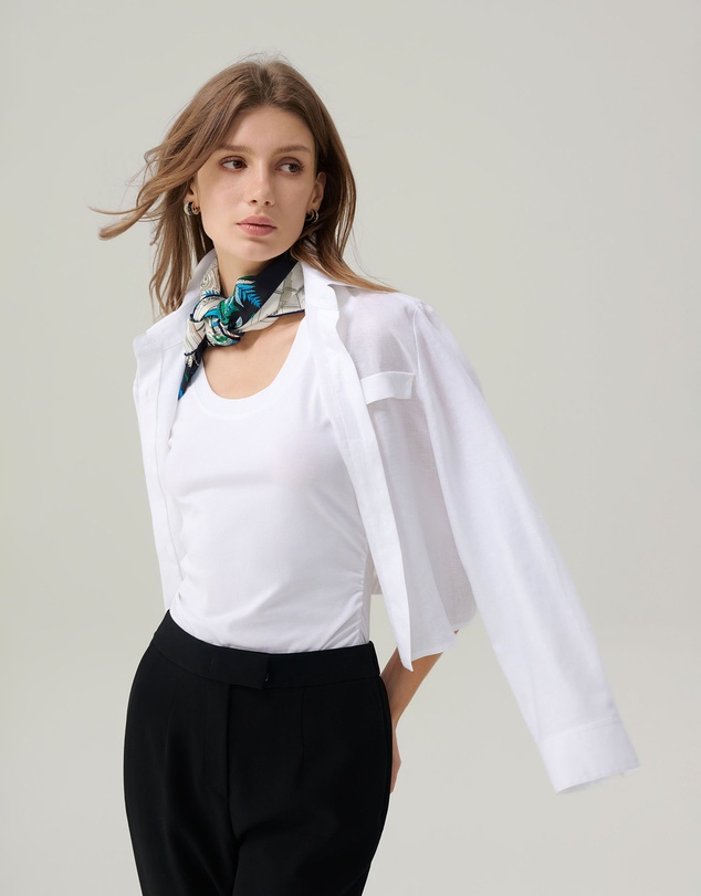 IDA+S - Lilah Linen Button Down Top