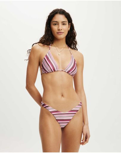 BOHO STRIPES PINK SHIMMER