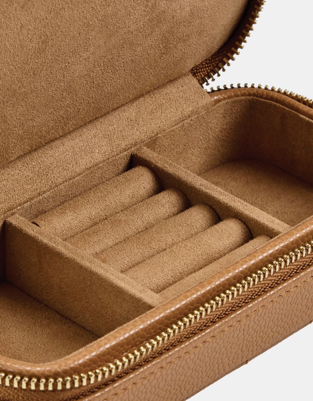 Wolf - WOLF Lauren Extra Large jewellery Box Caramel