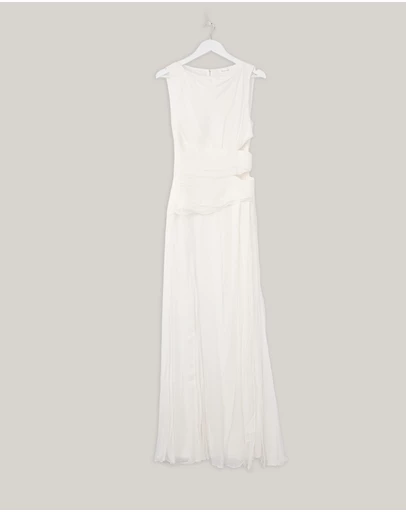 Revibe - Repaired Shona Joy Claude Side Split Maxi Dress - AU 8