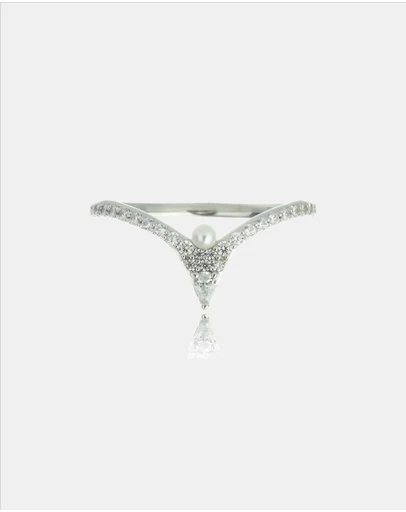 Georgini - Scarborough Freshwater Pearl Silver Ring