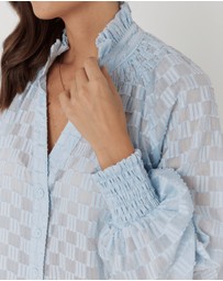 ALEXANDRA - Rean Blouse Light Blue