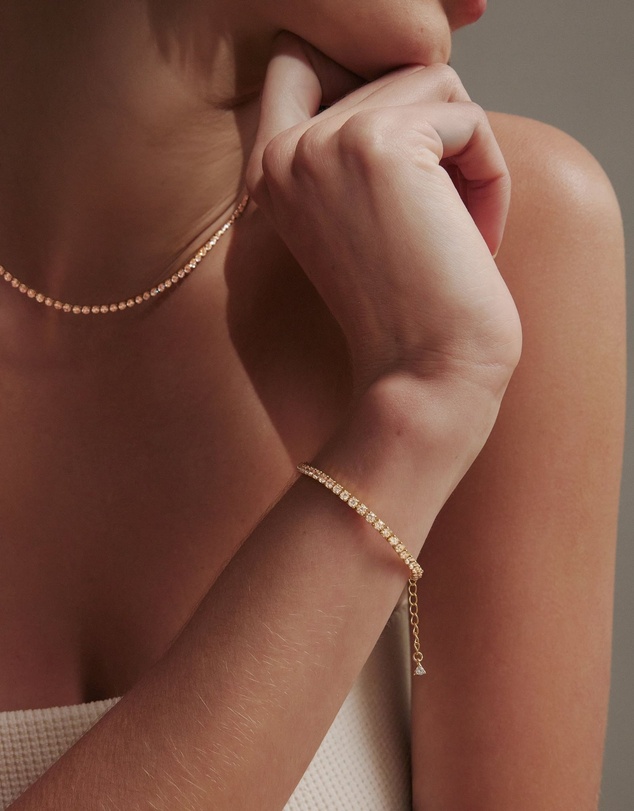 SAINT VALENTINE - The Aspen Tennis Set - Gold